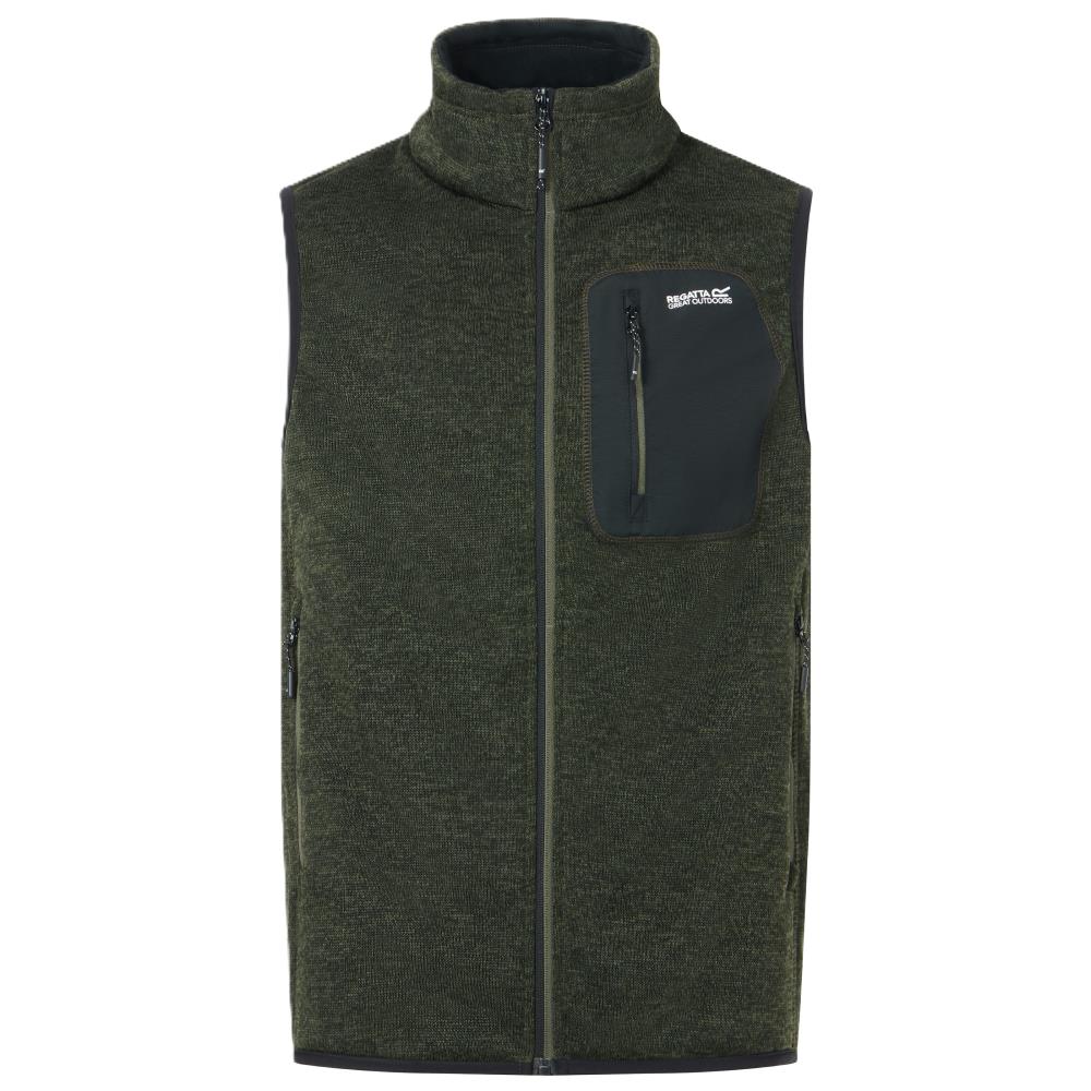 GILET POLAIRE NEWHILL DARK KAKI