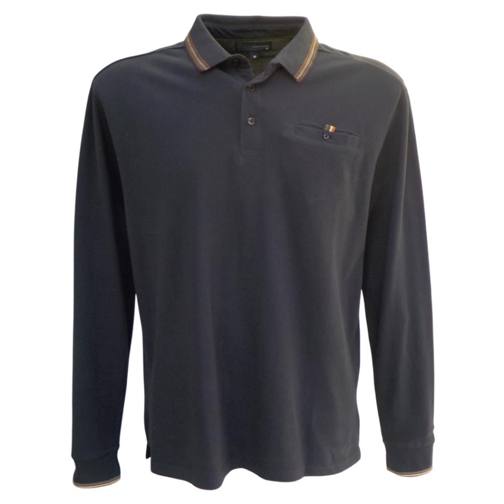 POLO MANCHES LONGUES ECLAIR NAVY