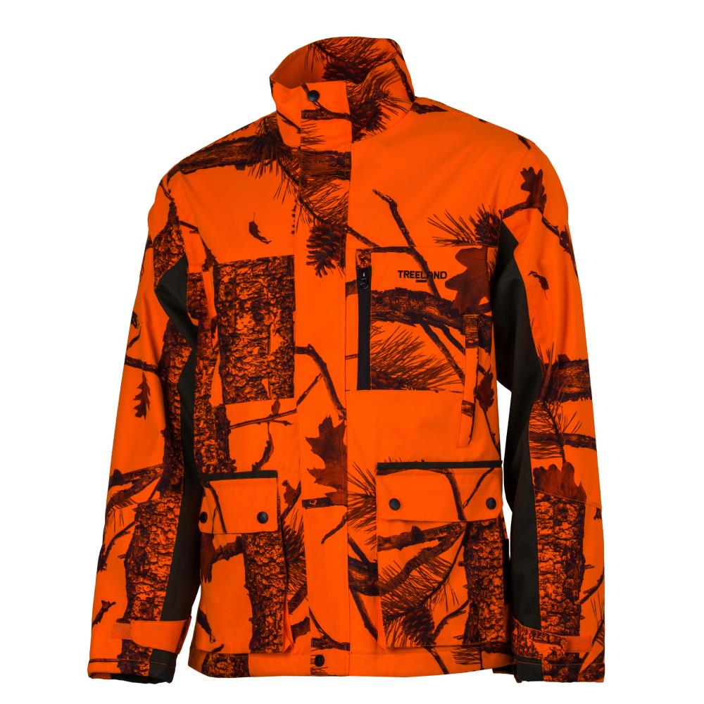 VESTE CHAUDE CAMO ORANGE