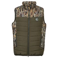 GILET DOUDOUNNE DUVET KAKI CAMO WET