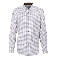 CHEMISE SANDRINGHAM BLEU ROUGE
