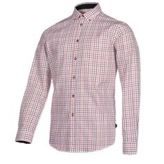 CHEMISE BERKLEY CHECK ORANGE GREEN