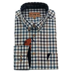 CHEMISE CARREAUX BLEU NAVY