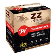 CARTOUCHES ZZ PIGEON 20/70 30G X25