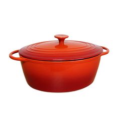 COCOTTE OVALE EN FONTE EMAILLEE 7L