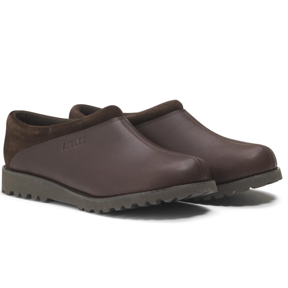 Aigle Homme Basilo Mule - Chaussons Confortables à Enfiler Pour Homme