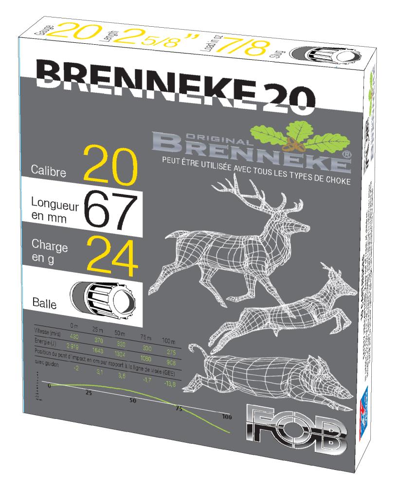 BALLES BRENNEKE 20/24G FOB Ediloisir