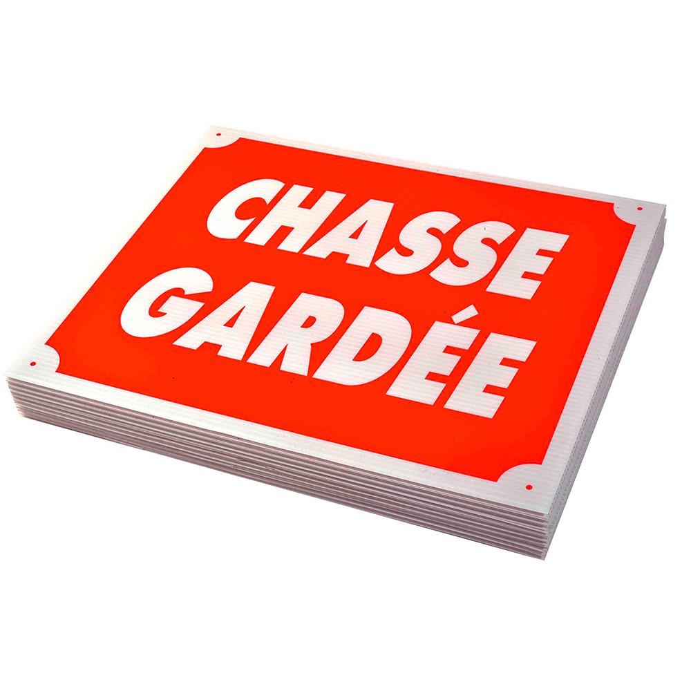 PLAQUE AKILUX CHASSE GARDEE X10 JANUEL Ediloisir