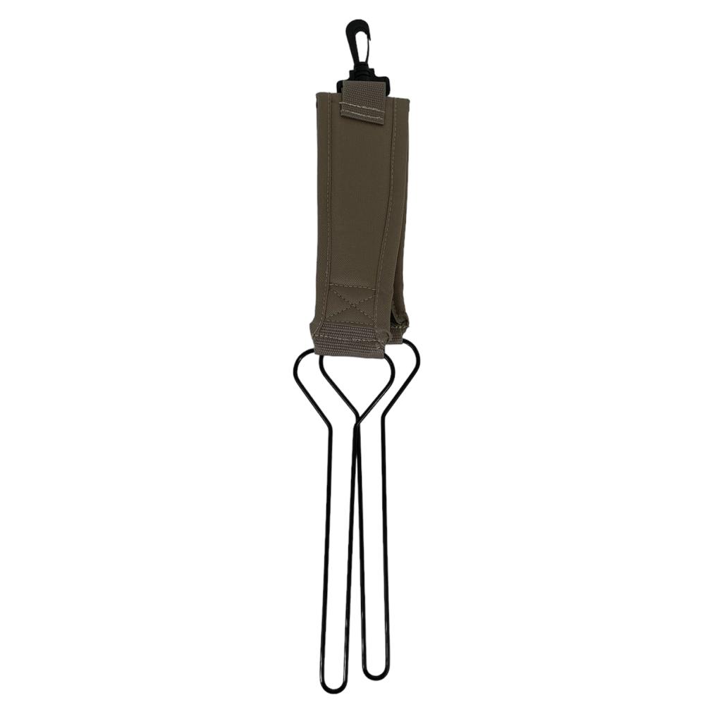 Ancien porte gibier en cuir chasse - Collection